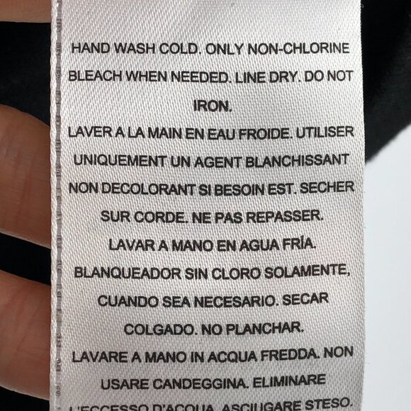 Guess Black Lace Trim 1/2 Sleeve Fitted High Neck Mini Dress size XS - Picture 9 of 15